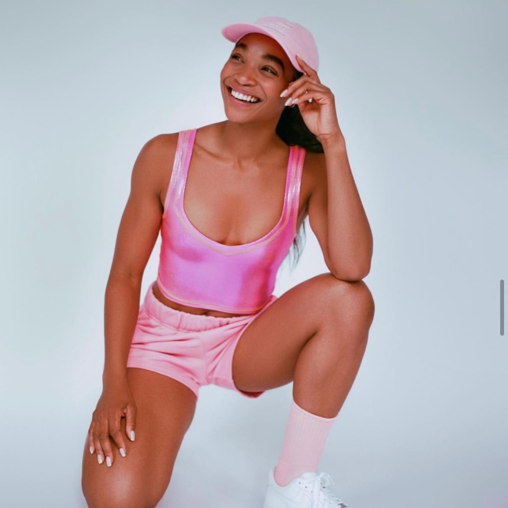 Addison Rae's Glitter Pink "The Mighty" Top - Picture 4 of 8